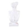 Fashion Neck Model Holder Jewelry Exhibition Stand Earrings Display Holder Resin Texture Necklace Holder for Necklace