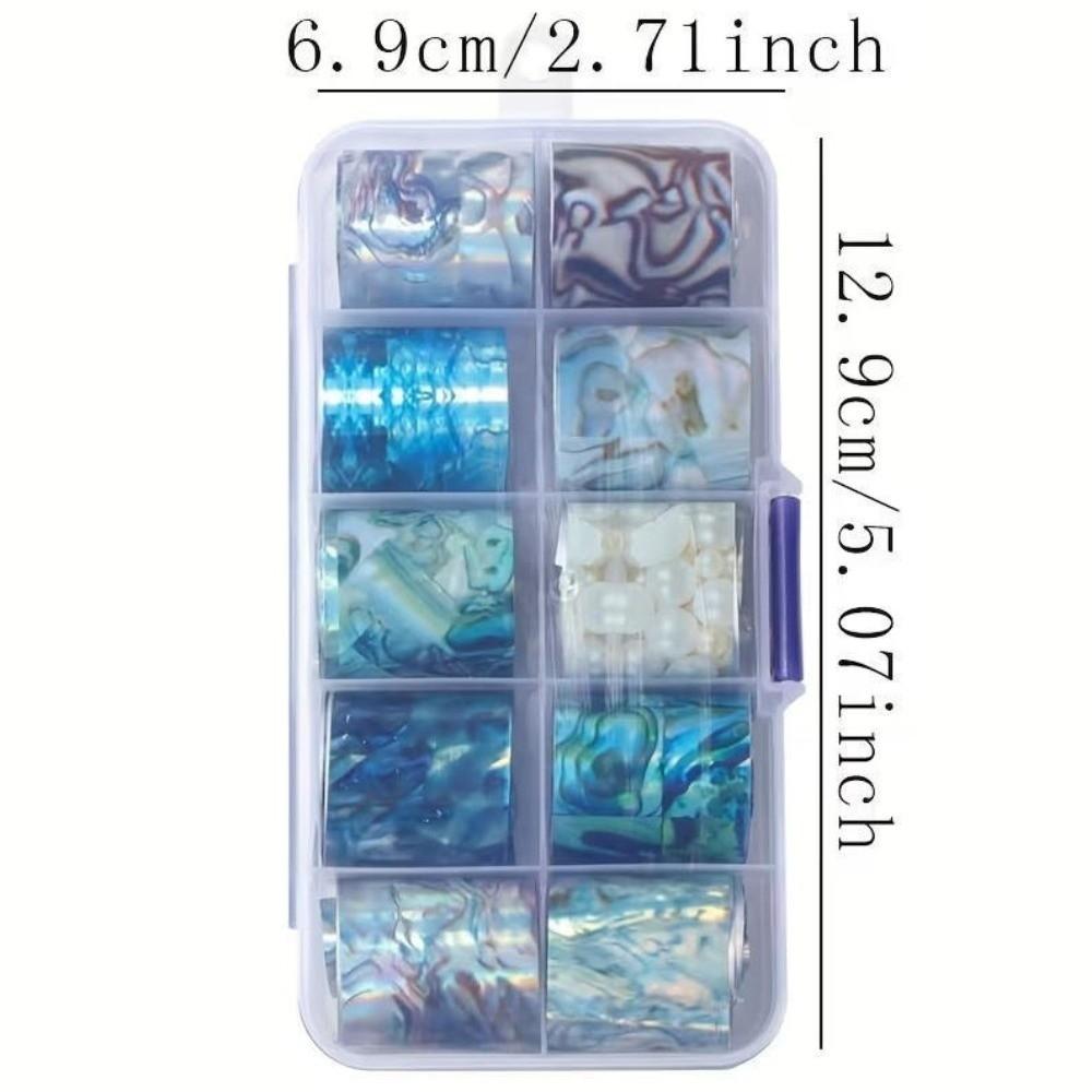 PET Nail Transfer Foil Starry Sky Pattern Nail Art Foil New Nail Foil Stickers Manicure Supplies