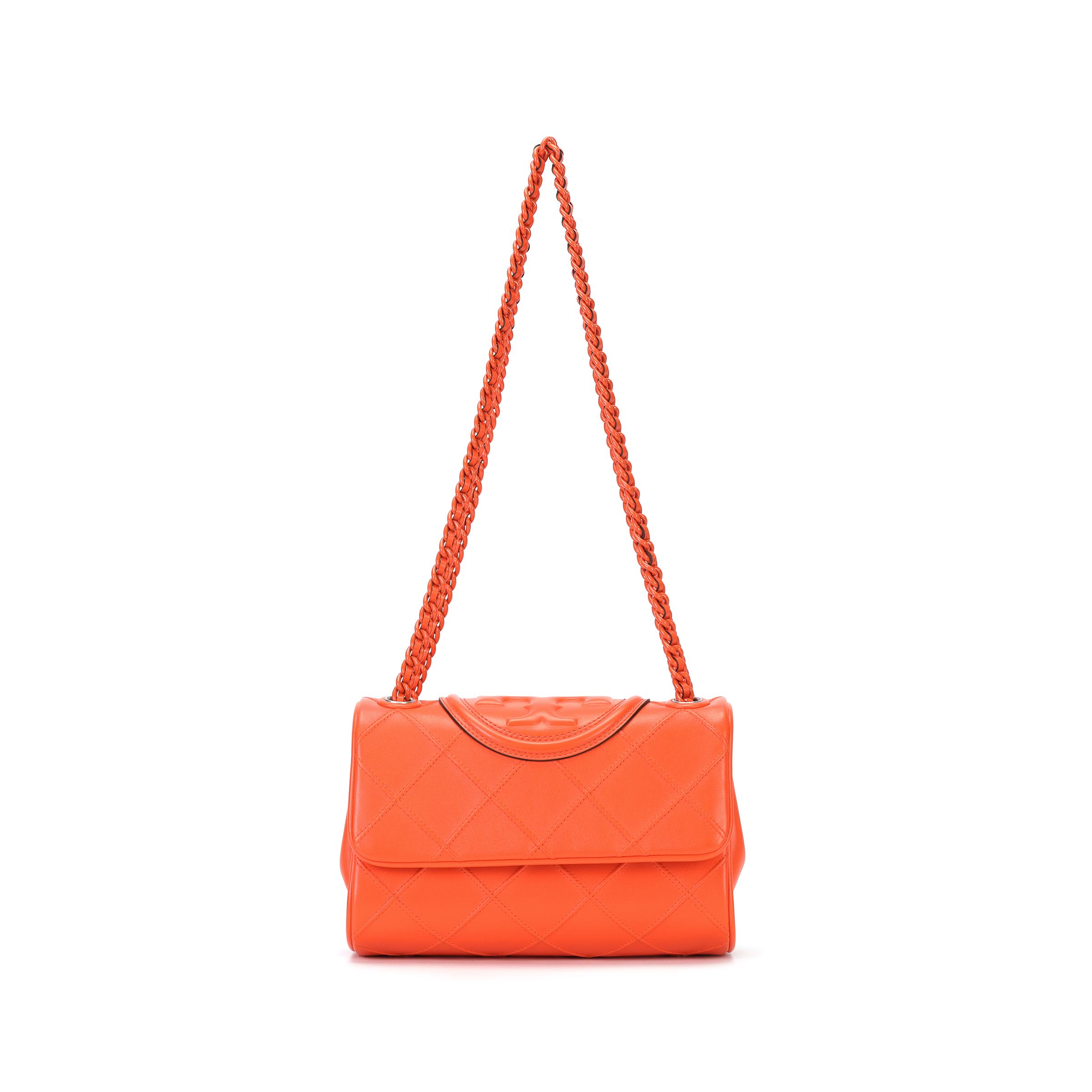 

Tory Burch Leather Flap Crossbody Shoulder Bag Small Women bags Red 152976-600 Basic Set (Bag+Dust Bag)