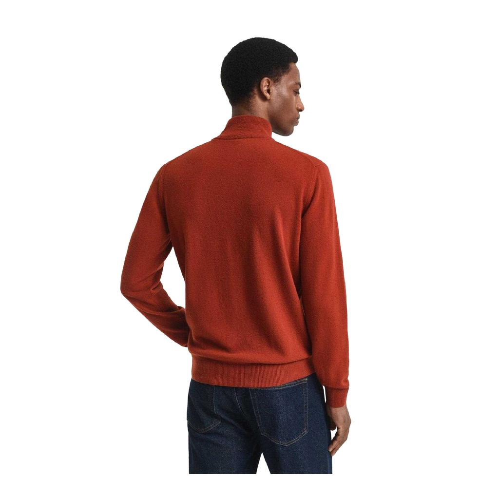 Gant Mens Lambswool Half Zip Jumper