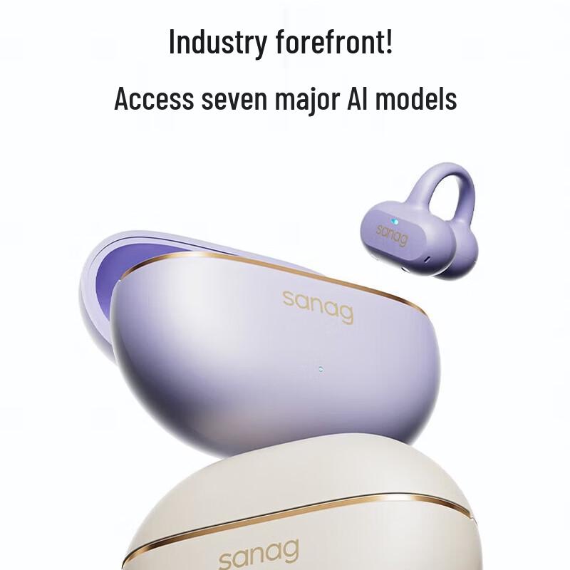 SANAG Z50 Ultra Ear Clip AI Bluetooth Sports Headphones