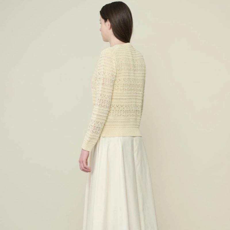 Bcbg Scalloped Twin Knit Cardigan B6m3k105