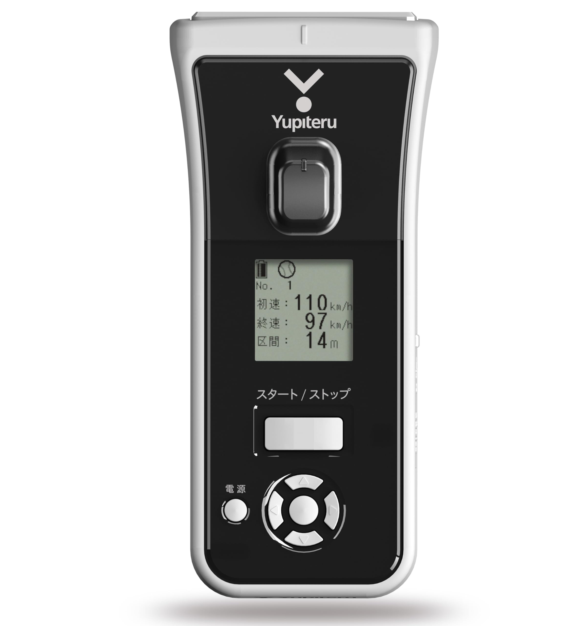 

YUPITERU Speed Gun Data can be checked on smartphone BSG-2 Bluetooth-equipped чорний