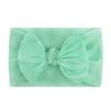 New 3pcs set, children's headband, baby nylon bow does not hurt the skin, wide headscarf, baby headband.