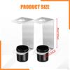 2 Pieces Oil Funnel Holders Storage Racks Easy To Install Sturdy Portable Aluminum Wall Mount for