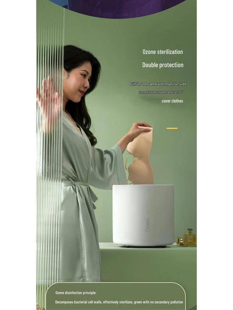 Compact Semi-Automatic Wash & Dry Combo for Baby Clothes, Underwear & Socks - Portable Dorm Laundry Solution