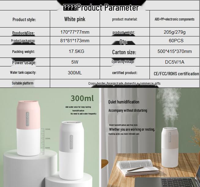2025 Portable Double Spray USB Wireless Humidifier & Aromatherapy Air Purifier
