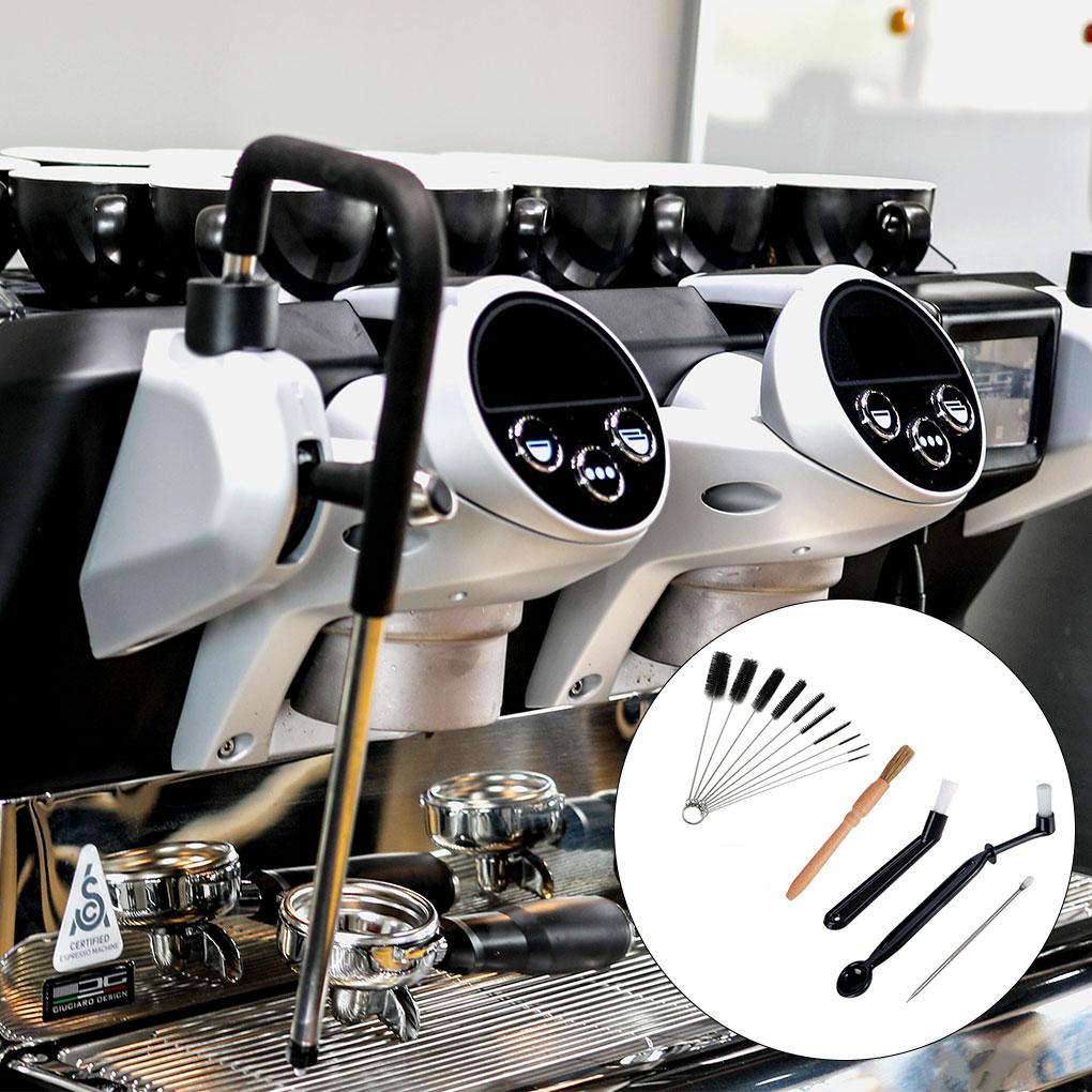 Coffee Machine Brush Set Grinder Dust Residue Cleaning Tools 4 Pieces Type 2