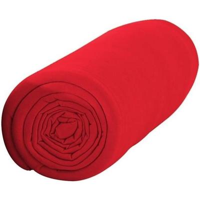 Fitted Sheet - Cotton - 90x190 Cm - Red - 25 Cm Pocket - Solid