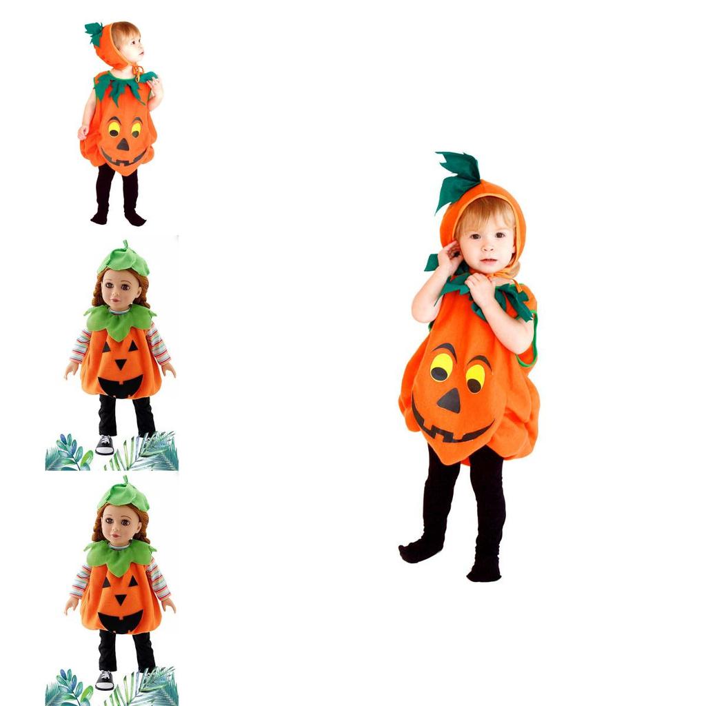 Festive Pumpkin Shaped Costume Set Ideal For Halloween Parties More!