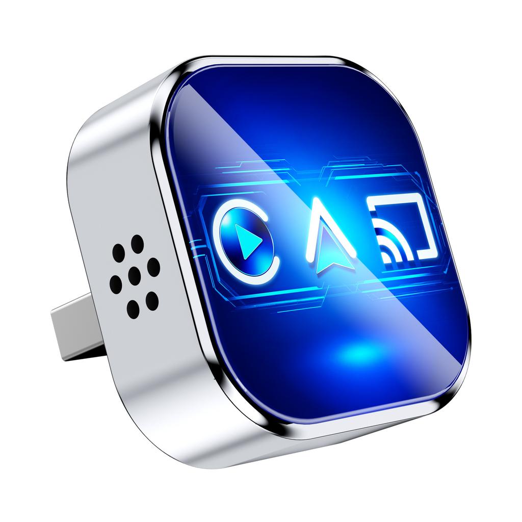 DIGIT-Airplay Carplay Android Auto Wireless 3In1 USB Dongle Adapter Plug and Play Wired Carplay To Wireless