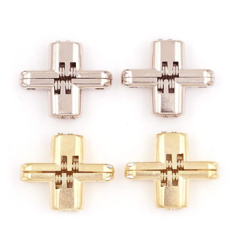 Oncealed Heavy Duty For Cabinet Cupboard Wooden Box Hardware Tool Cross Hinge Door Hinge Hardware
