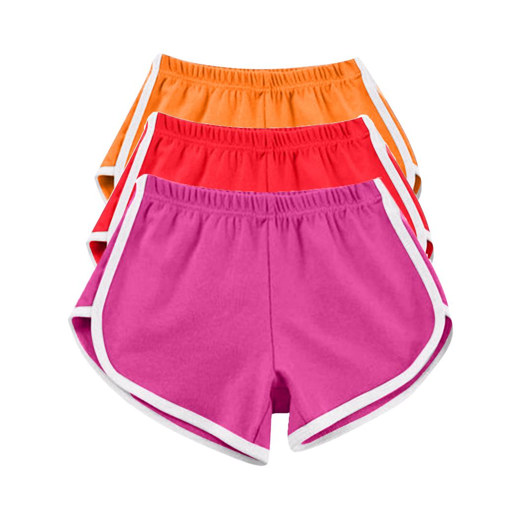 Trendige avantgardistische Hotpants niedrige Taille dünn vielseitig bequem sexy Beine lang Strand Yoga Sportshorts