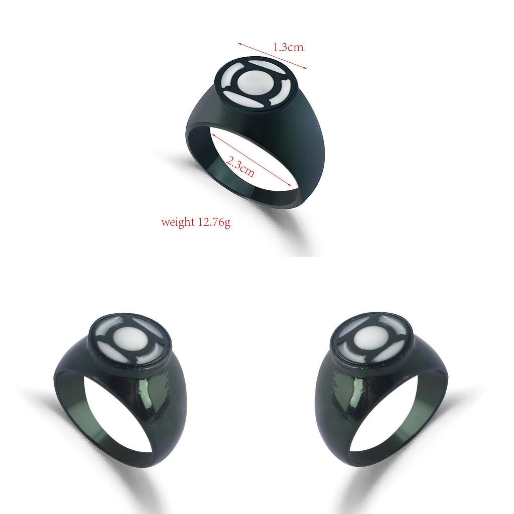 Green Lantern Night Light Ring With Cartoon Design And Unisex Fit For Collectors