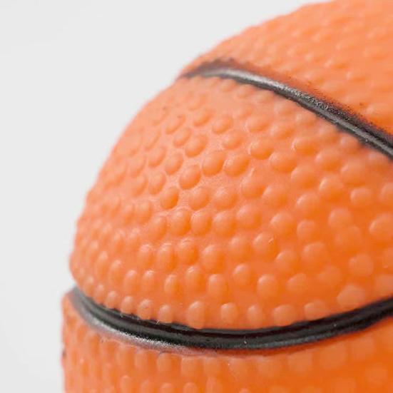 Pet Chew Toy Simulated Basketball Shape Bite-Resistant Molar Teeth Cleaning Dog Toy Interactive Soft Sound Boredom Relief Pet Toy