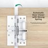 4 Inch Self-Closing Spring Door Hinges Automatic Closing Hinges For Invisible Doors Buffer Hinge Closing Spring Hinges