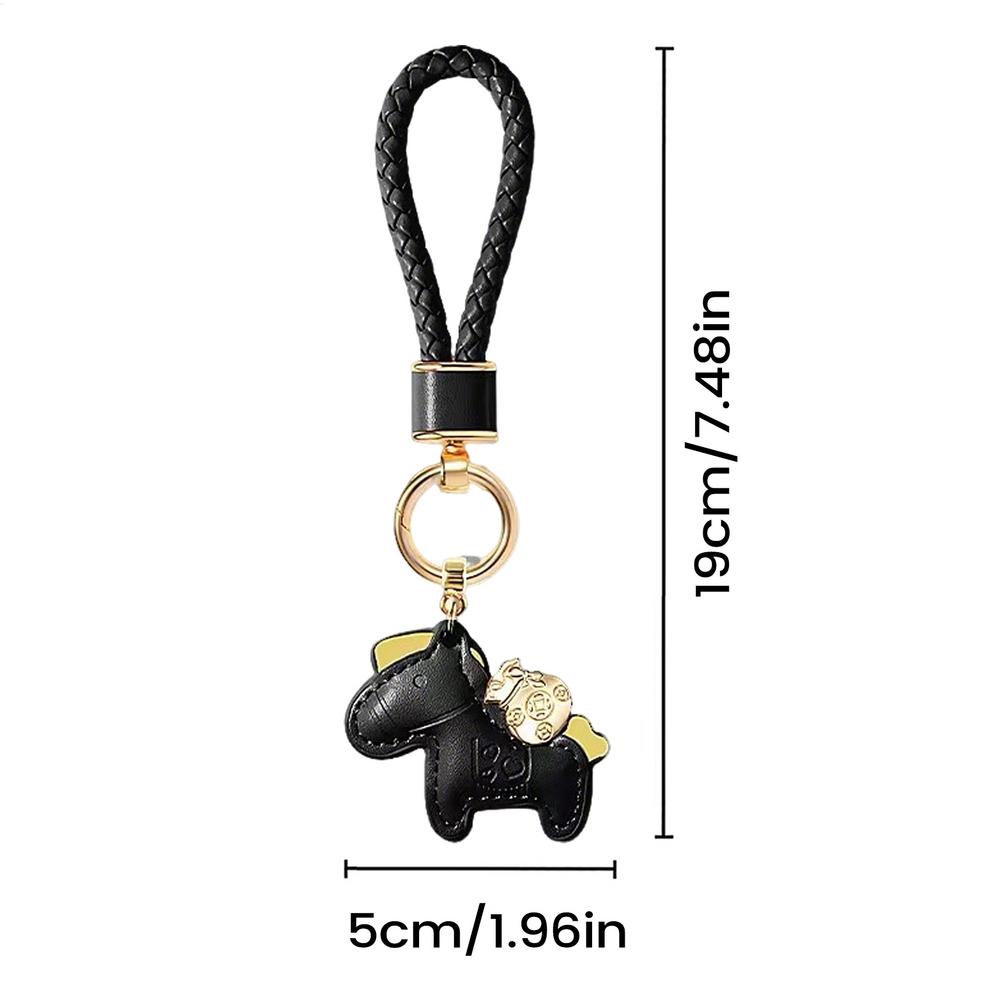 

Horses Keyring Charms Bag Pendant Key Chain Cute Animal Ornament Decoration Car Key Ring Trinket Charm Pendant Ornament Gift
