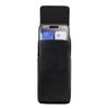 Universal Leather Mobile Phone Waist Bag For iPhone 17 16 15 Pro Max Samsung Xiaomi Vertical Cell Phone Belt Clip Holster Cover