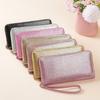 Women Wallets Long Wallet with Beads, Sequins & Glitter - Clutch Purse, Coin Pouch & Card Holder