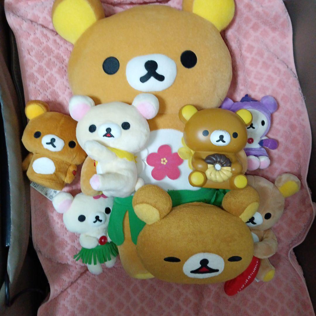 Rilakkuma stuffed animals 8 pieces
