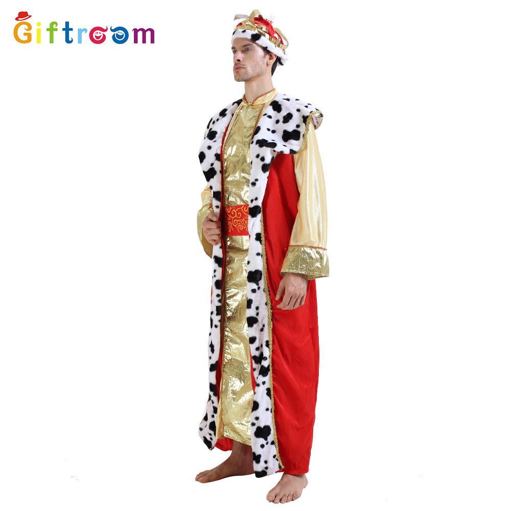 Stylish Arab King Outfit For Men Perfect For Halloween Stage Performances And Parties