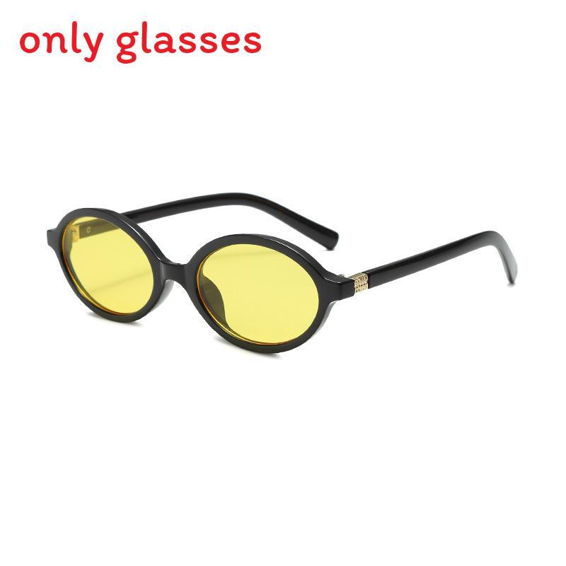 

Korean Trend Oval Eyewear With Blue Light Filter For Small Face Ladies Casual And Office Style Style 14