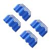 4pcs 8x32 To 17mm Hex Adapters for 8x32 3.8in Wheels Electric Car Truck Option Parts Aluminum Alloy