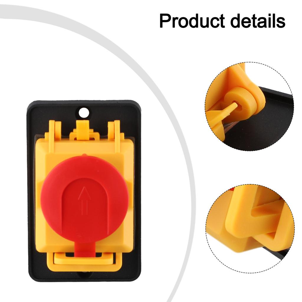 For KJD12 Pushbutton Switch Waterproof Design with Electromagnetic Stop Function for Enhanced Safety in Machinery