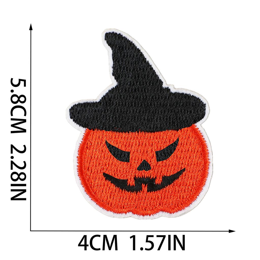 Horror Tree Demon Embroidery Cloth Sticker Mummy Patch Sticker Computer Embroidery Chapter Ghost Embroidery Sticker Cartoon Haunted House Patch