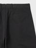 ATELIER DELDIO Cotton Linen Pleated Pants (Ink Black)