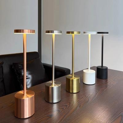 Lampă de masă LED cu senzor tactil portabil, wireless, 3 culori, reglabilă, lumină de noapte de birou, lampă de lectură reîncărcabilă