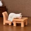 Kawaii Mini Cat Ornament Garden Kitten Statue Gift Miniatures Cat Kitten Family Cat Decorative Figurines Cute Crafts