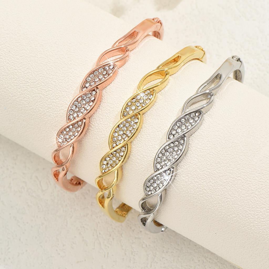 1PC Women's Fashion Trend Minimalist Spiral Geometry Bracelet Date Travel Banquet Party Holiday Dressing Gift