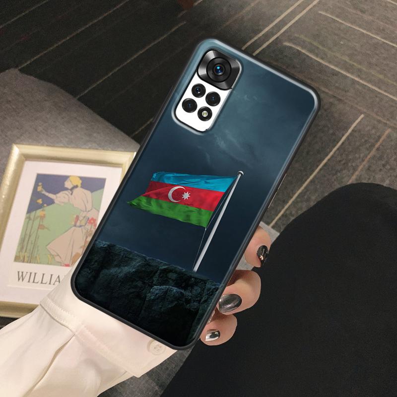 Azerbaijan Flag Funda For Xiaomi Redmi Note 14 13 Pro 9 10 11 12 Pro 10S 11S 12S Redmi 14C 13C 10C 12C Case