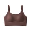 New abraded heat storage underwear, seamless backing, soft support, comfortable and warm, closed breast tube top, women's steel-free