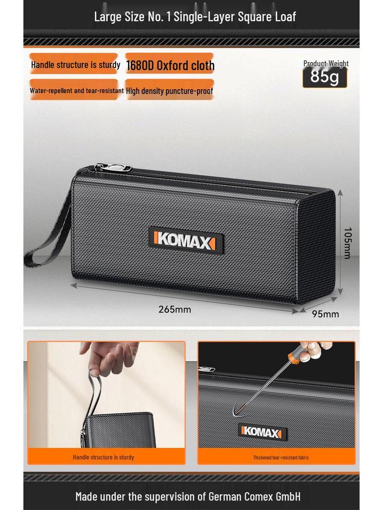 Multifunctional Sturdy Canvas Toolkit & Storage Bag for Electricians