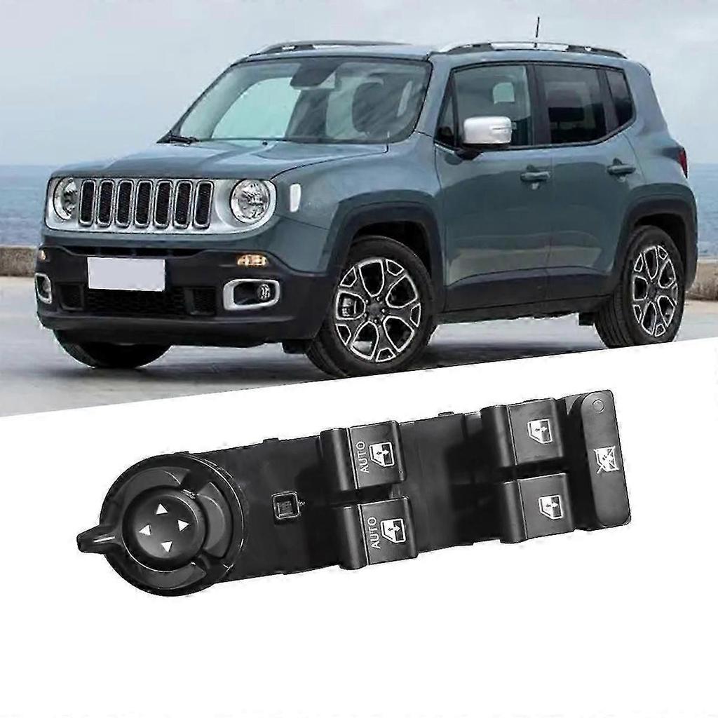 Elektrischer Fenster-Hauptschalter 735648127 für Jeep Renegade Liberty 2016-2023 Schalter für linkes Fensterheber