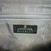 Givenchy Logo Vintage Leather Shoulder Bag Black Leather Used