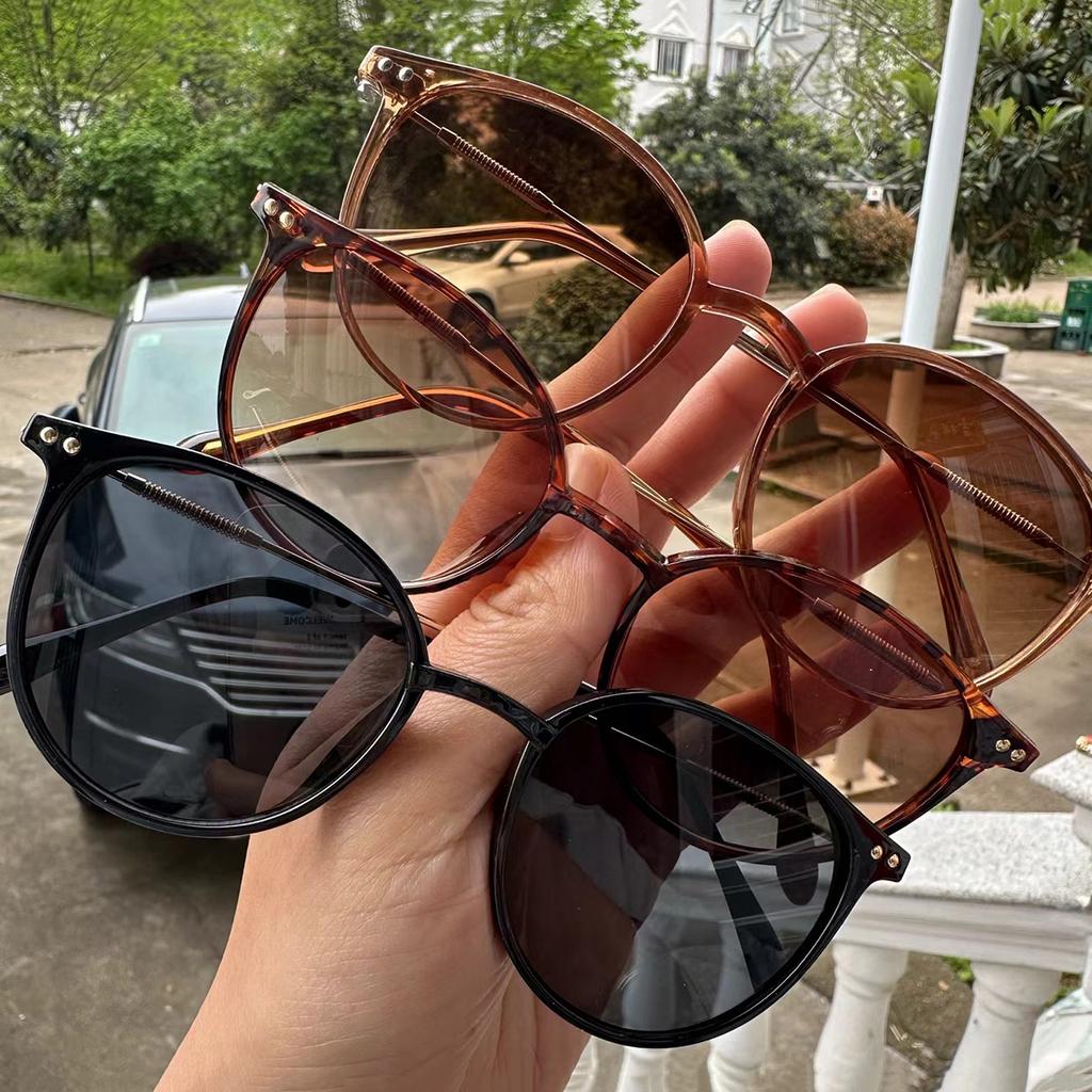 Nova moda coreana óculos de sol femininos óculos de proteção solar ao ar livre