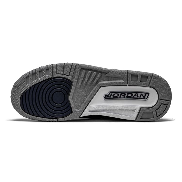 Air Jordan 3 Retro GS Georgetown Kids Sneakers Blue Midnight-Navy Cement-Grey 398614-401