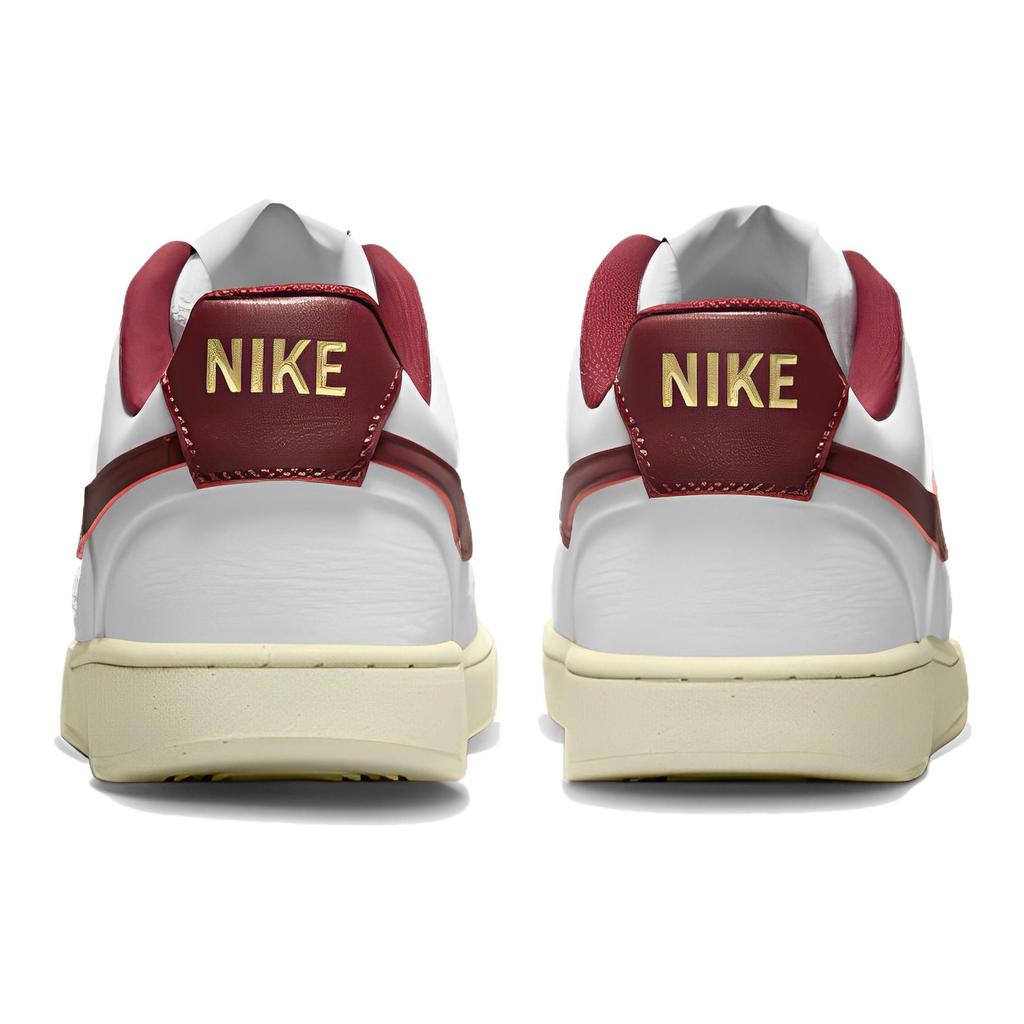 Nike Court Vision Low Next Nature White Team Red Women Sneakers Muslin Metallic-Gold-Star DH3158-106