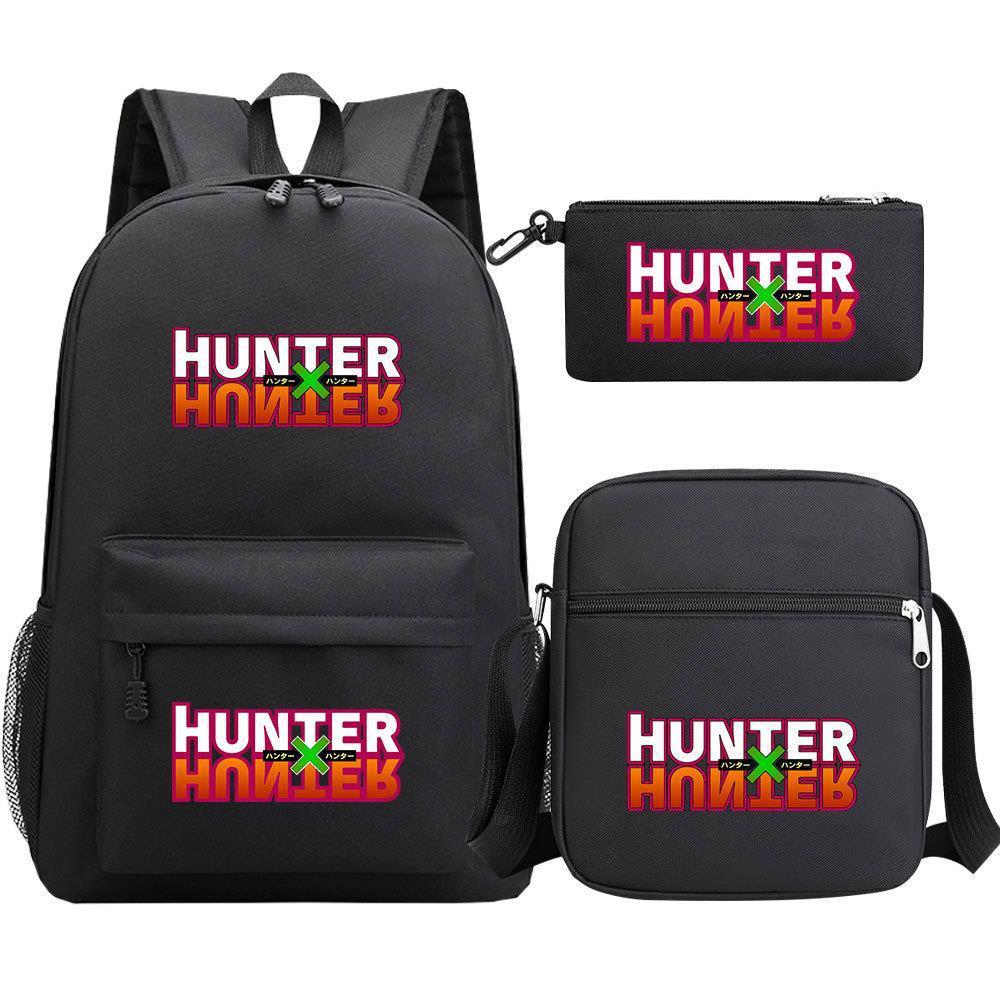 Animation, Full-Time Hunter, Young Students, School Bags, Men'S And Women'S Leisure Travel, Backpacks, Trendy Computer Bags