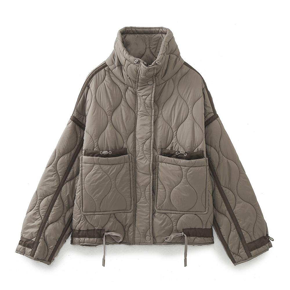 Autumn New Women's Clothing, European and American French Design Fashion Versatile Cotton Jacket Jacket