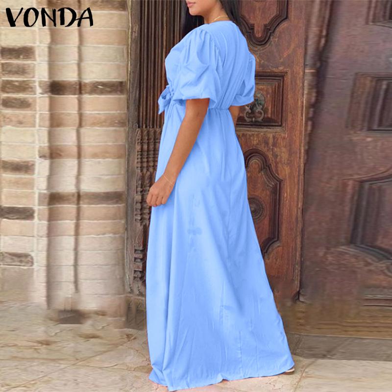 Maxivestido plisado azul sin mangas para mujer, vestido playero blanco largo  de talla grande, estilo africano para uso diario, para verano, 2019|Vestidos|  - AliExpress