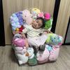 Storage Bean Bag Waterproof Clear Toy Storage Bag with Zipper Organizer for Storing Toys Floor Dorm Bedroom Room Couch Adults