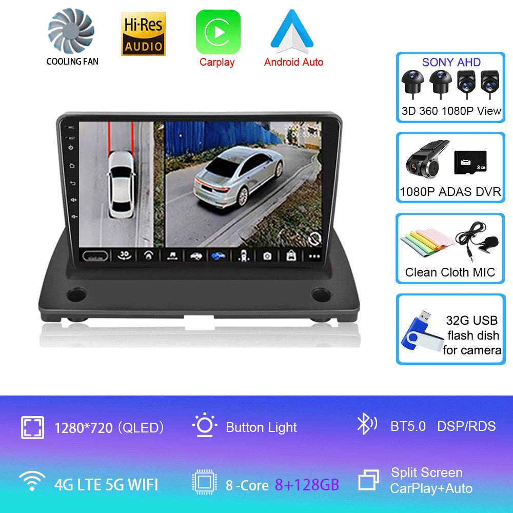 For VOLVO XC90 2004-2013 2 Din Android 14 Car Radio 2din Multimedia Video Player GPS Navigation Carplay WIFI HIFI DSP