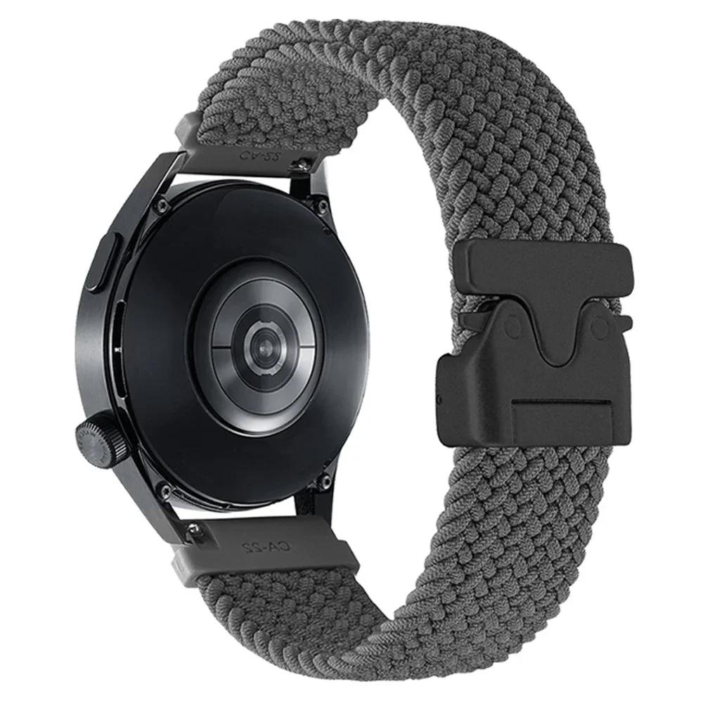 Cinturino Magnetico in Nylon 20mm 22mm Per Garmin Forerunner 570 265 55 255 Active 6 5/Vivomove Trend/Vivoactive 6 5/Venu 3/2 Braccialetto