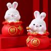 Statue Sculpture Photo Props Indoor Money Box Figurines for Desktop