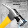 Magnetic Head Claw Hammer With Antislip Shock Absorbing Handle For Nail Driving Demolitions And Woodworking Projects