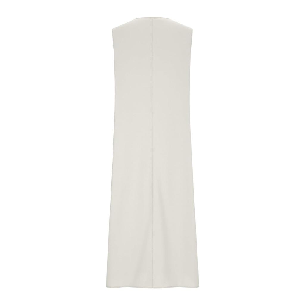 Women's Sleeveless Cotton And Linen Dress